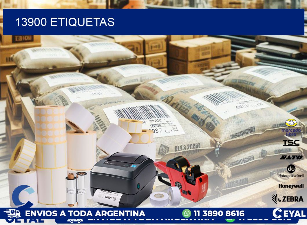 13900 ETIQUETAS
