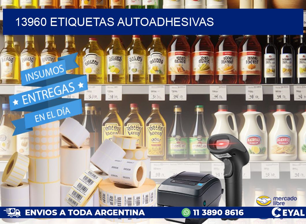 13960 ETIQUETAS AUTOADHESIVAS