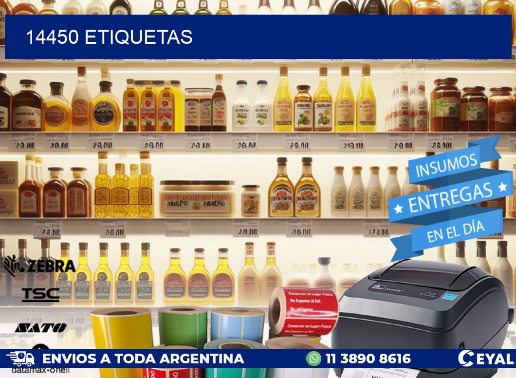 14450 ETIQUETAS