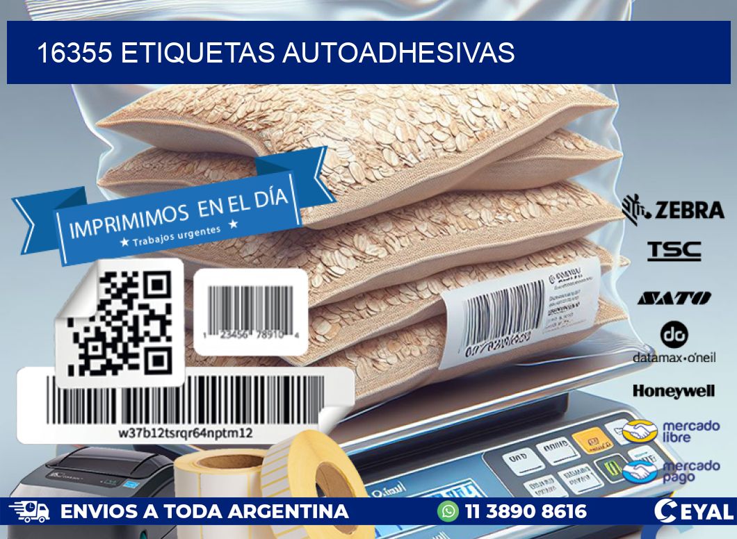16355 ETIQUETAS AUTOADHESIVAS