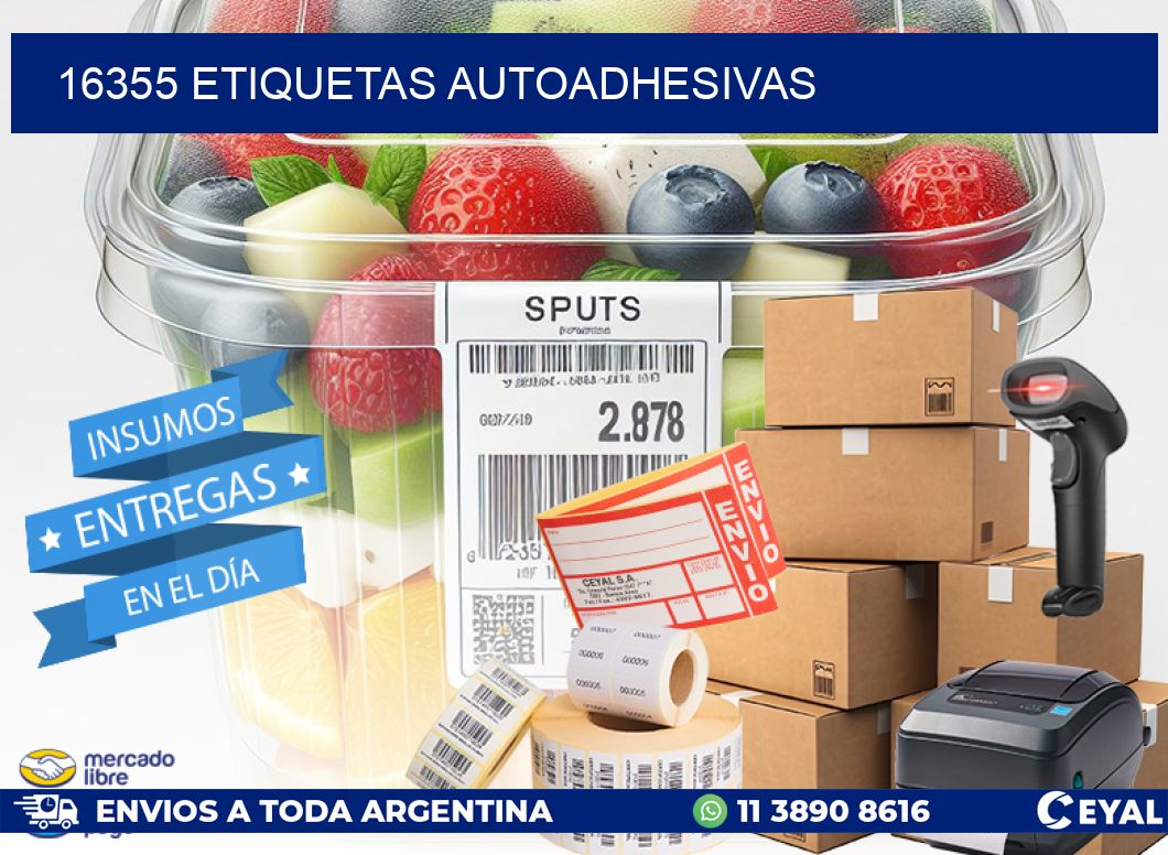 16355 ETIQUETAS AUTOADHESIVAS