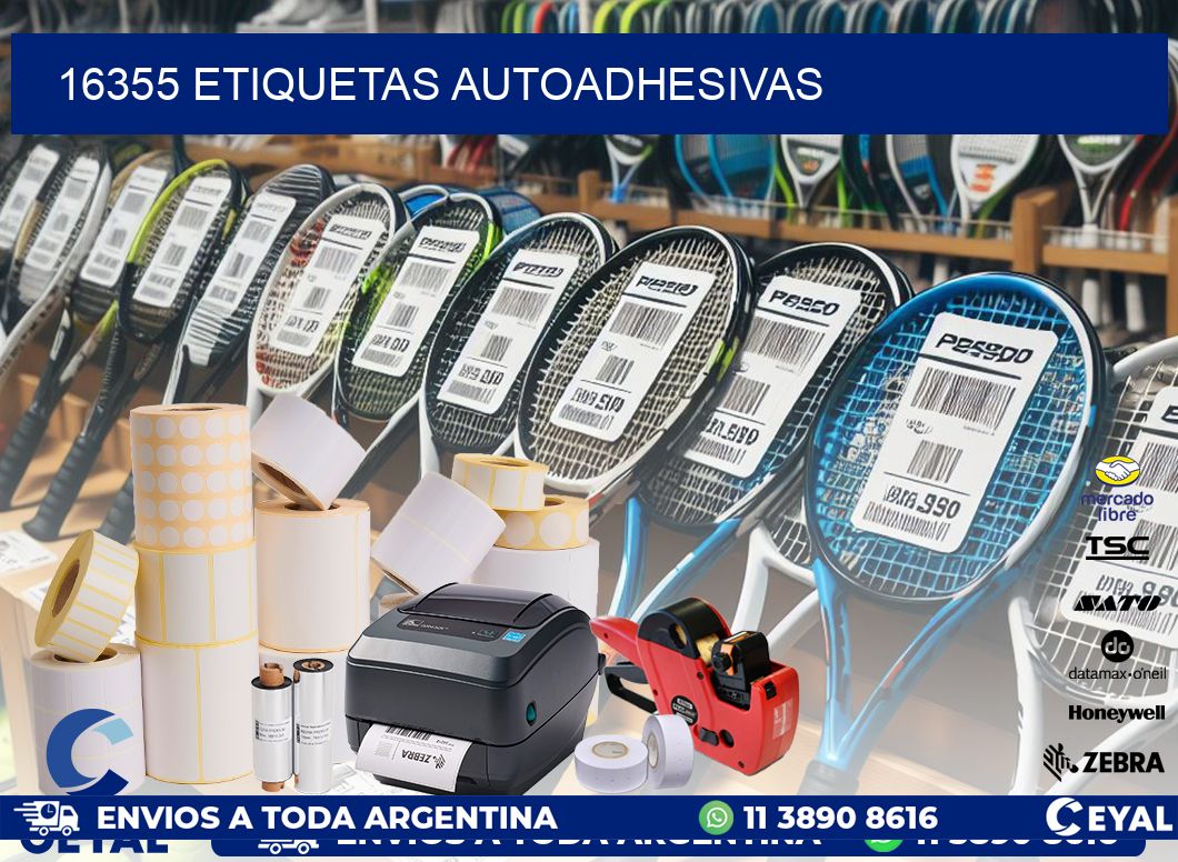 16355 ETIQUETAS AUTOADHESIVAS