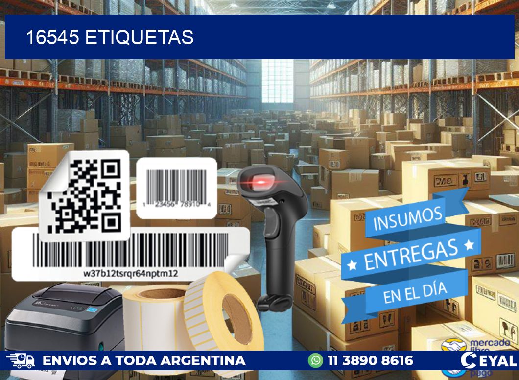 16545 ETIQUETAS