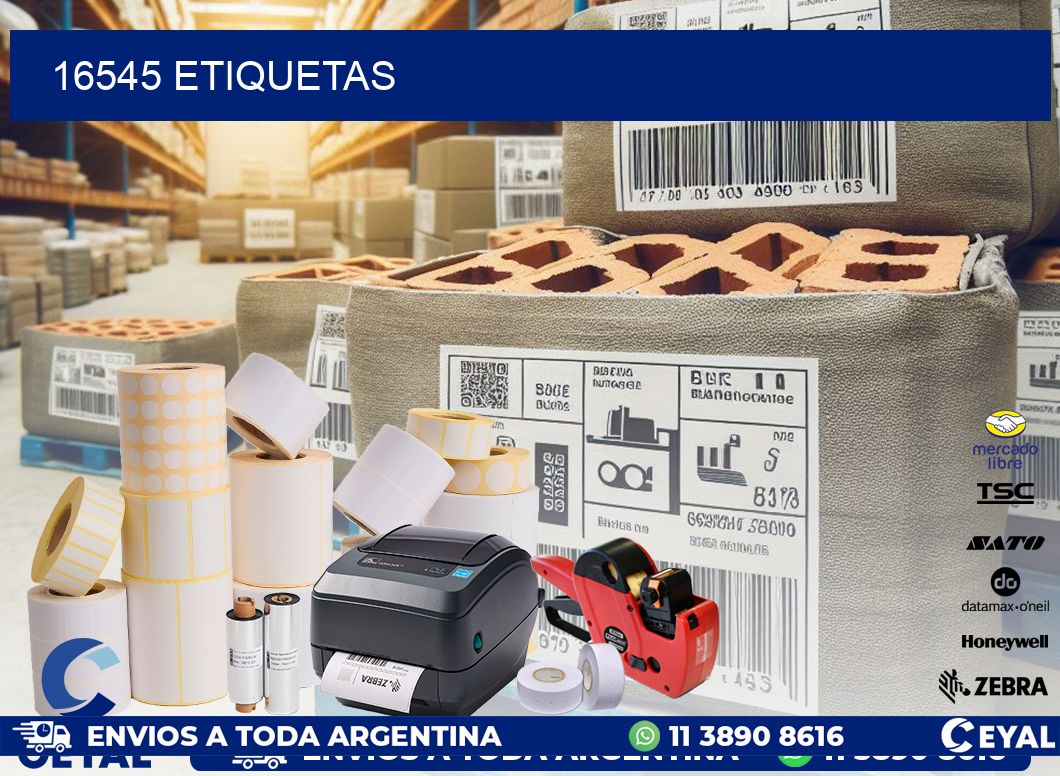 16545 ETIQUETAS