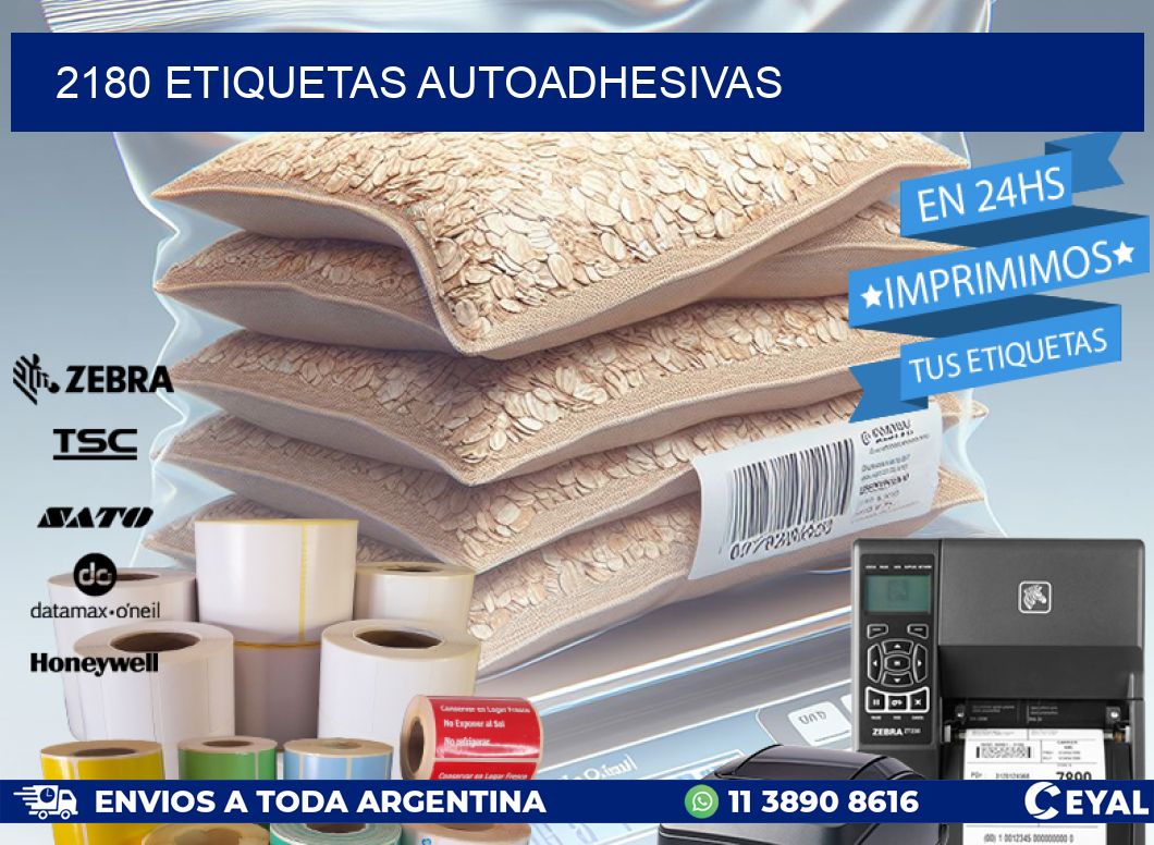 2180 ETIQUETAS AUTOADHESIVAS