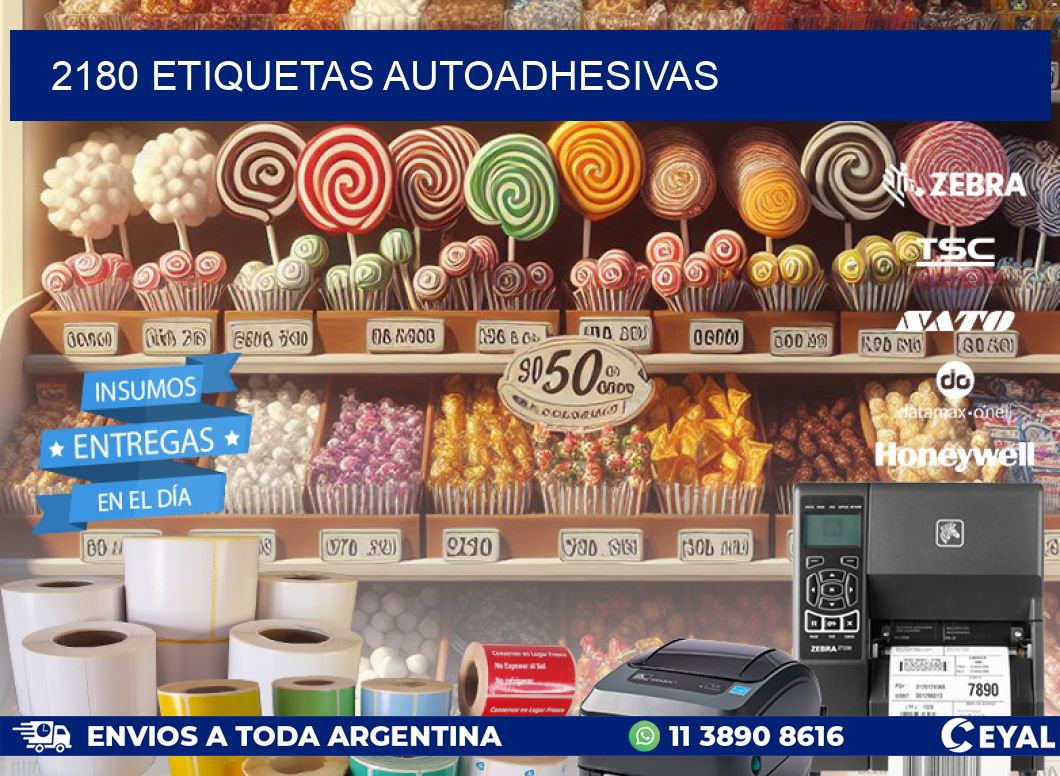 2180 ETIQUETAS AUTOADHESIVAS