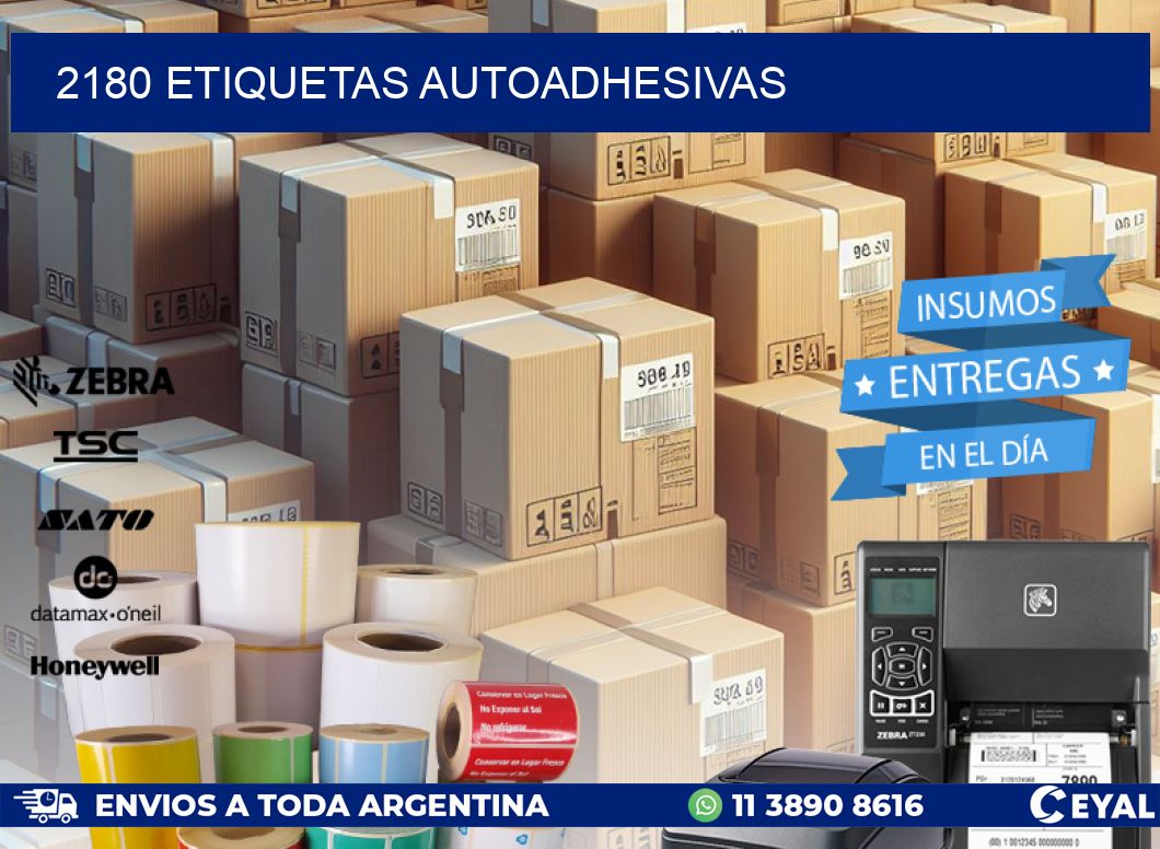 2180 ETIQUETAS AUTOADHESIVAS