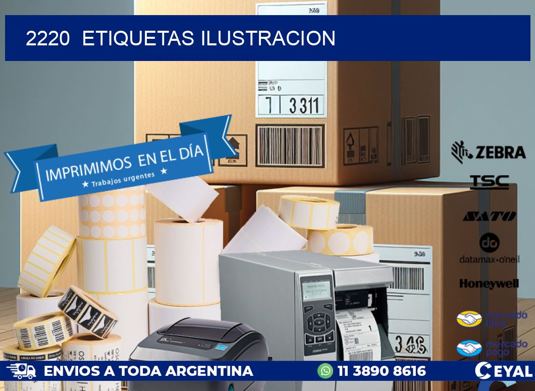 2220  ETIQUETAS ILUSTRACION