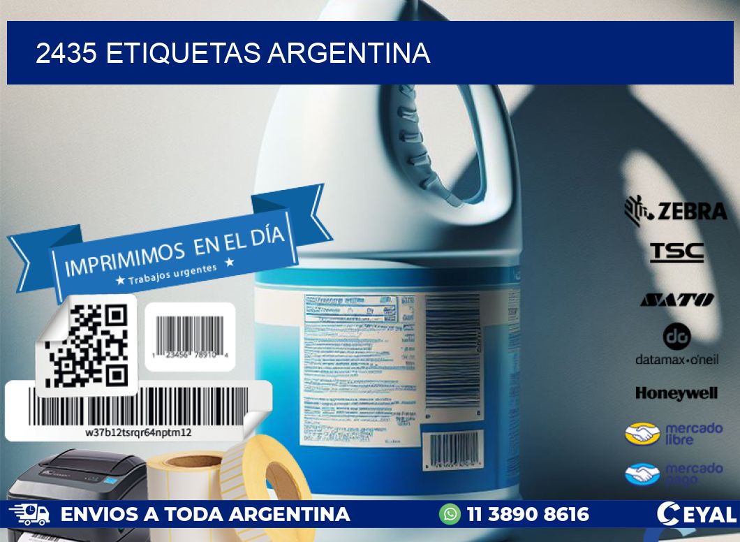 2435 ETIQUETAS ARGENTINA
