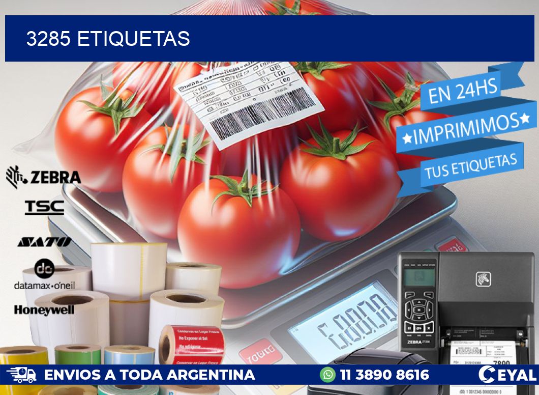3285 ETIQUETAS