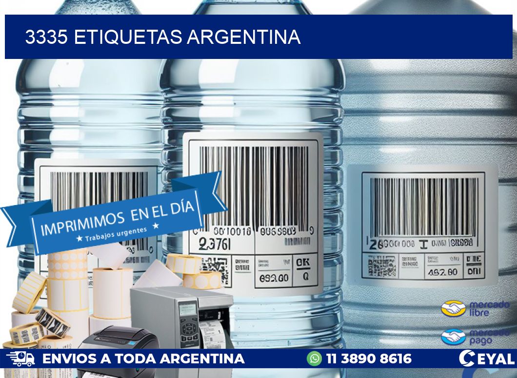 3335 ETIQUETAS ARGENTINA