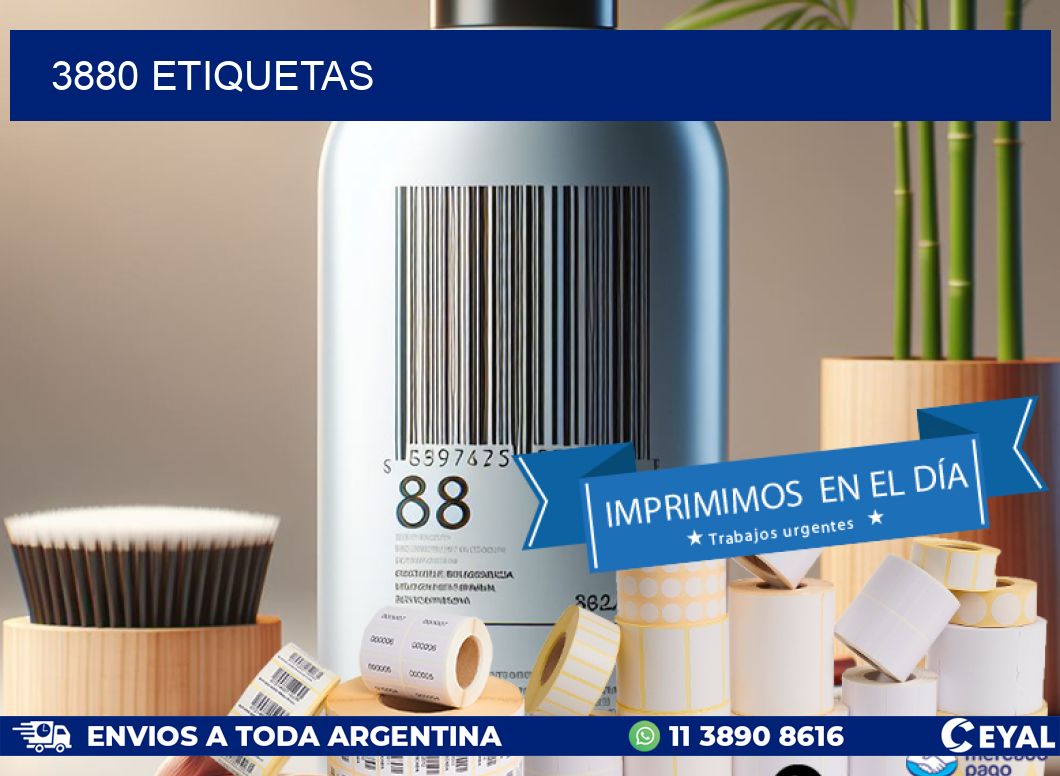 3880 ETIQUETAS