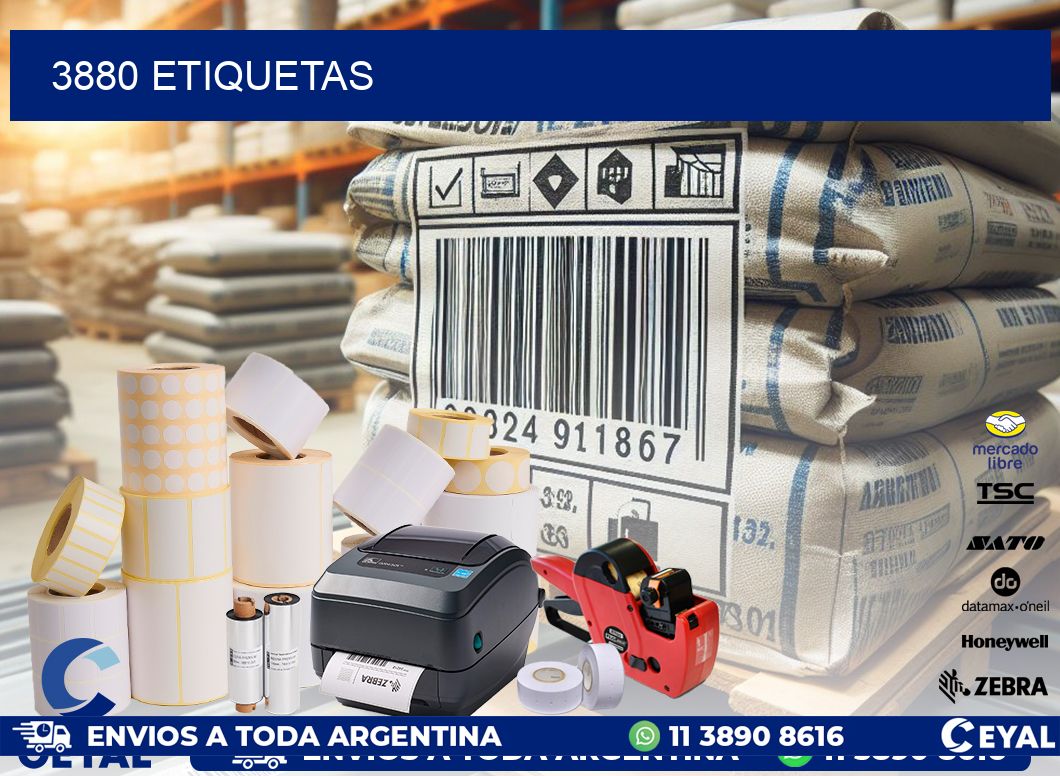 3880 ETIQUETAS