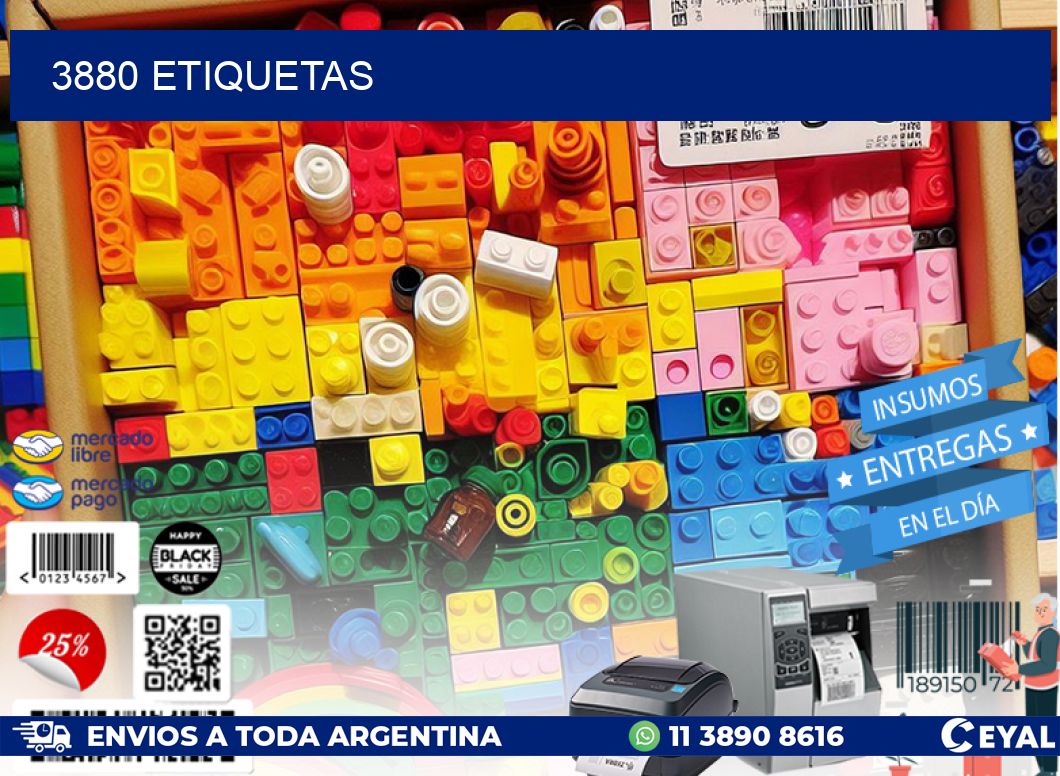 3880 ETIQUETAS