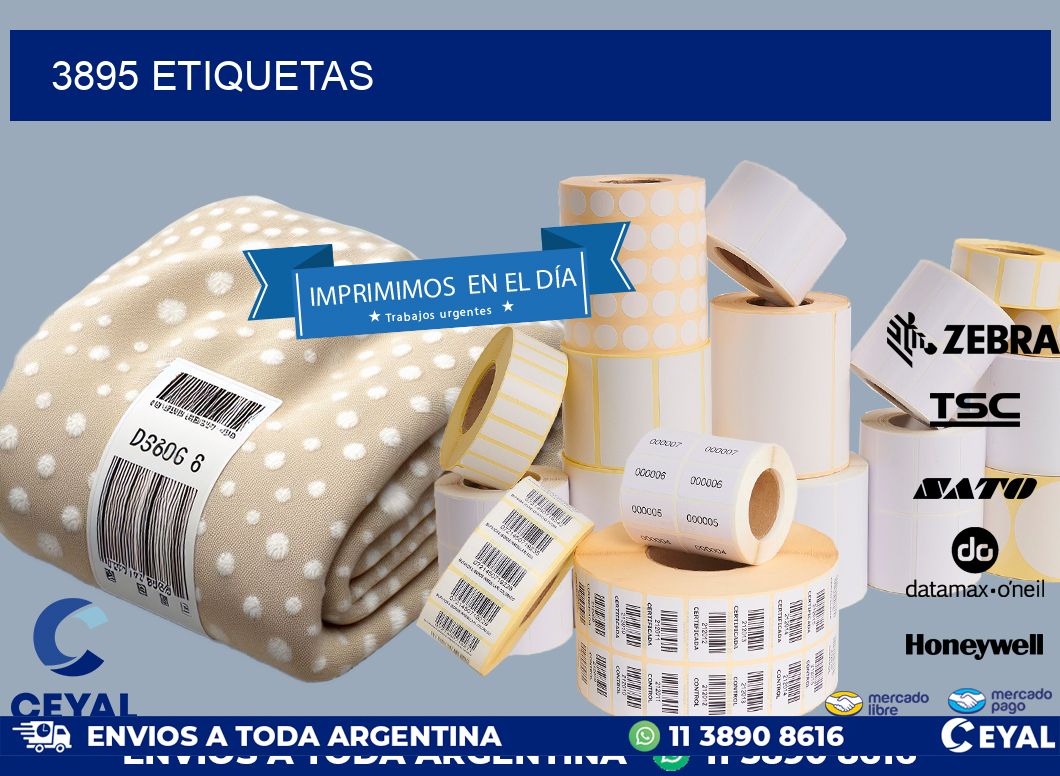 3895 ETIQUETAS
