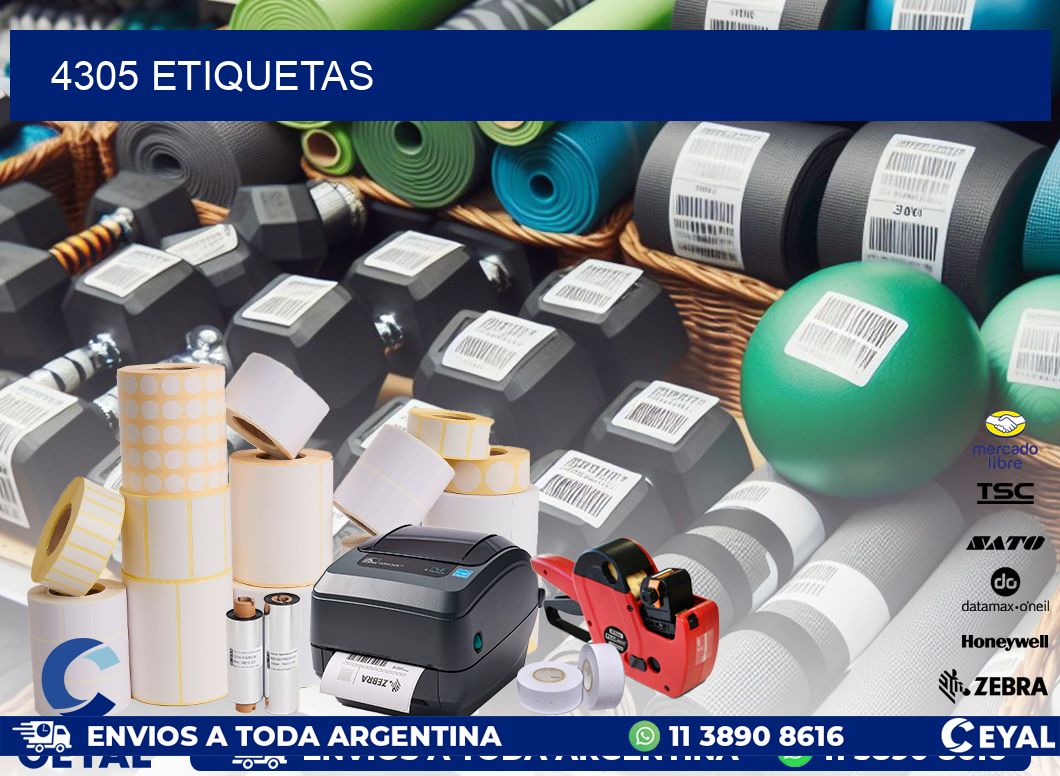4305 ETIQUETAS