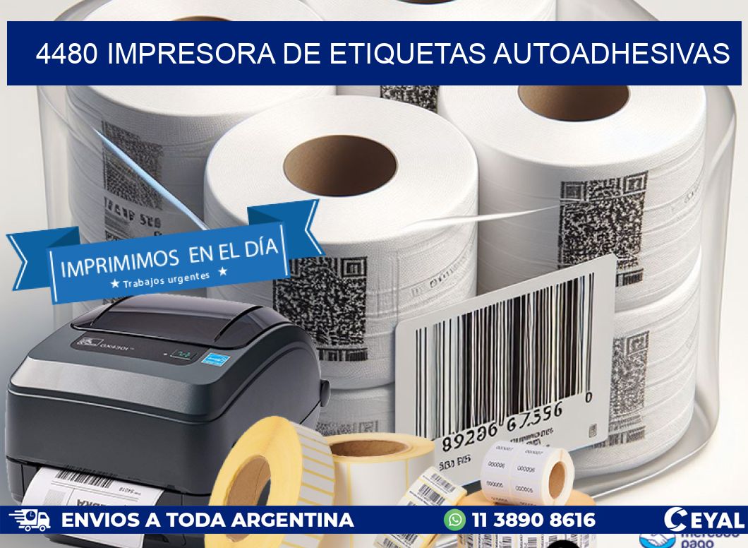 4480 IMPRESORA DE ETIQUETAS AUTOADHESIVAS