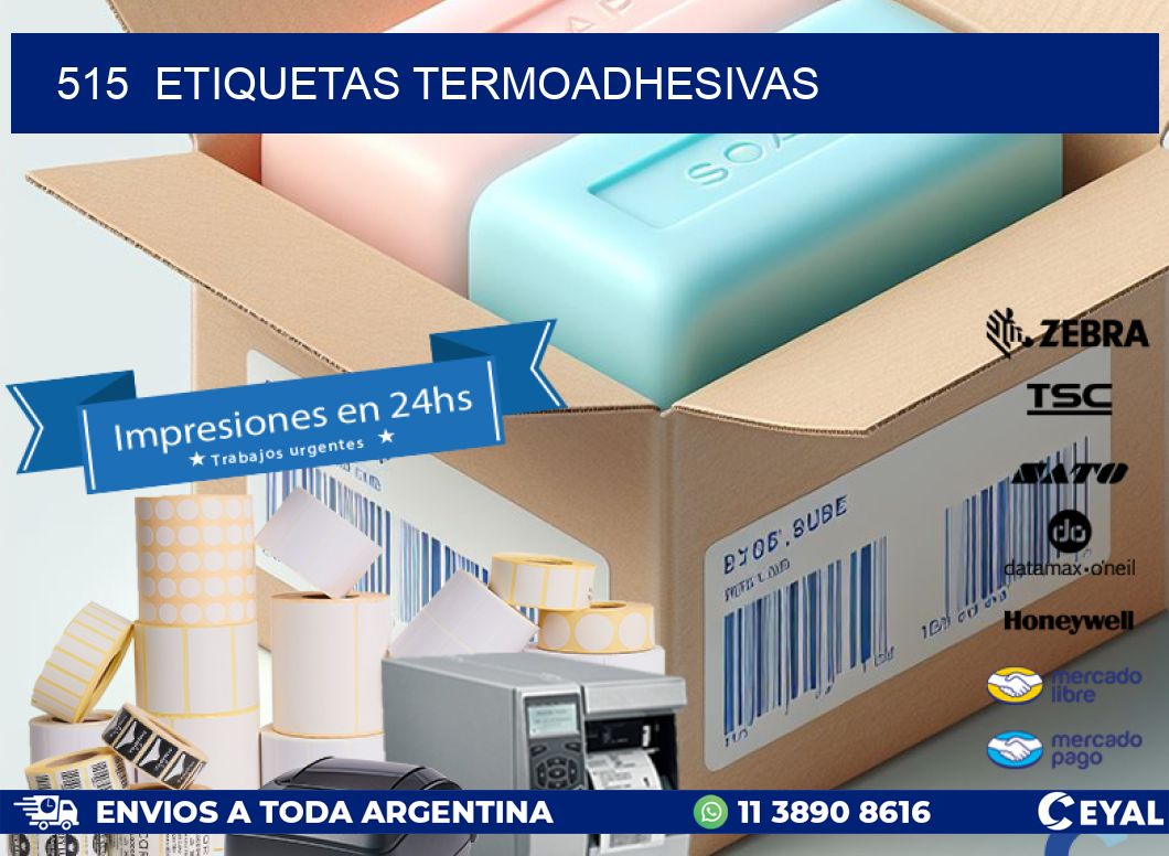 515  ETIQUETAS TERMOADHESIVAS