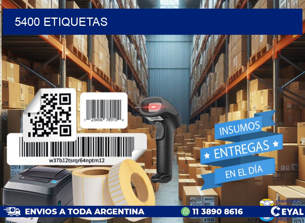 5400 ETIQUETAS