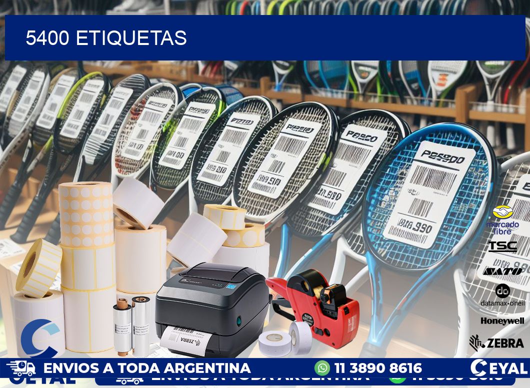 5400 ETIQUETAS