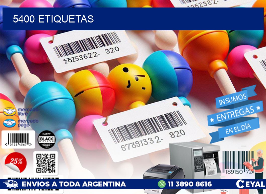 5400 ETIQUETAS