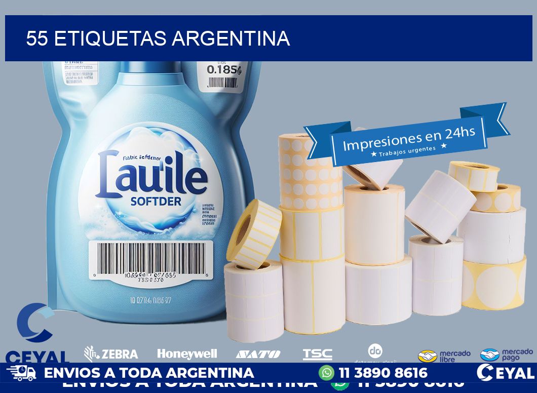 55 ETIQUETAS ARGENTINA