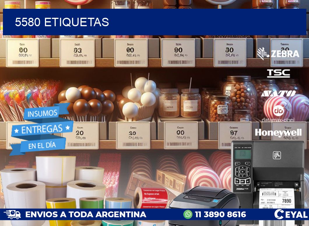 5580 ETIQUETAS