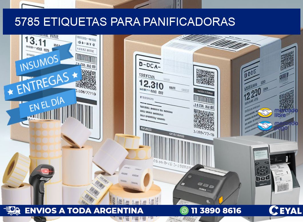 5785 ETIQUETAS PARA PANIFICADORAS