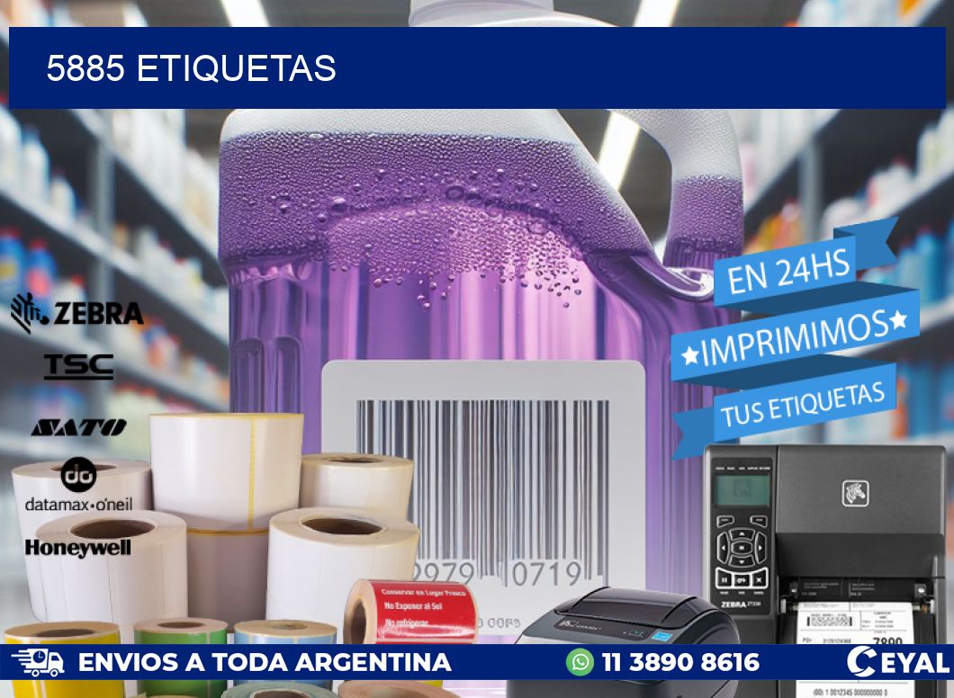 5885 ETIQUETAS
