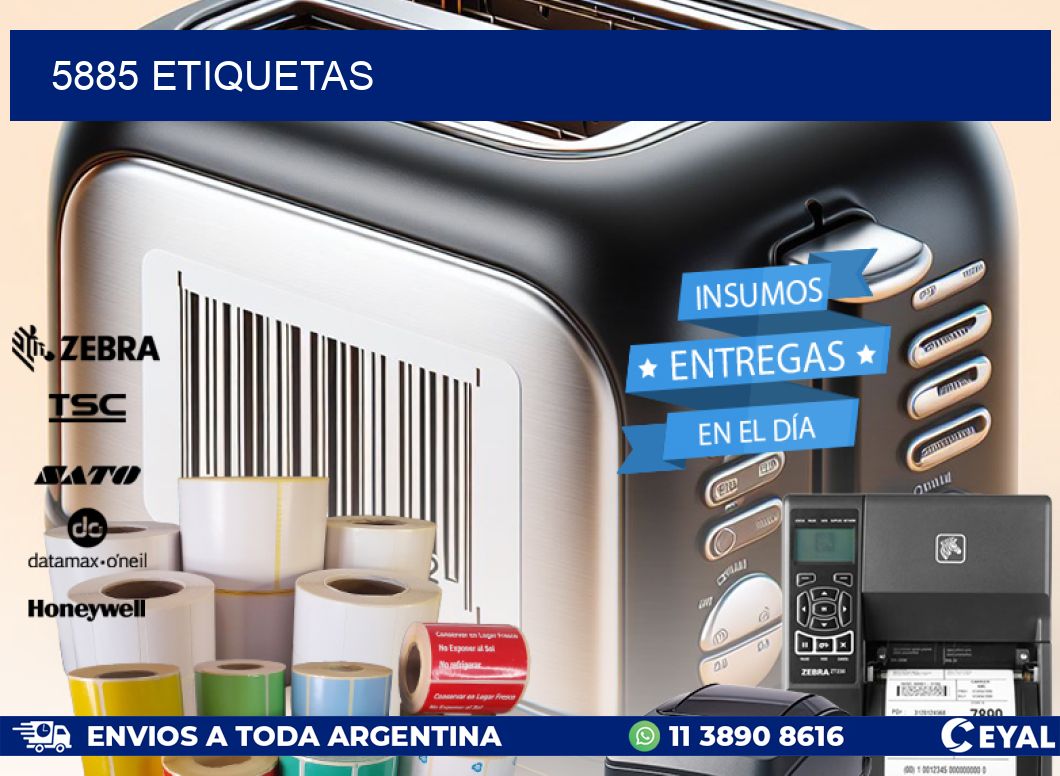 5885 ETIQUETAS