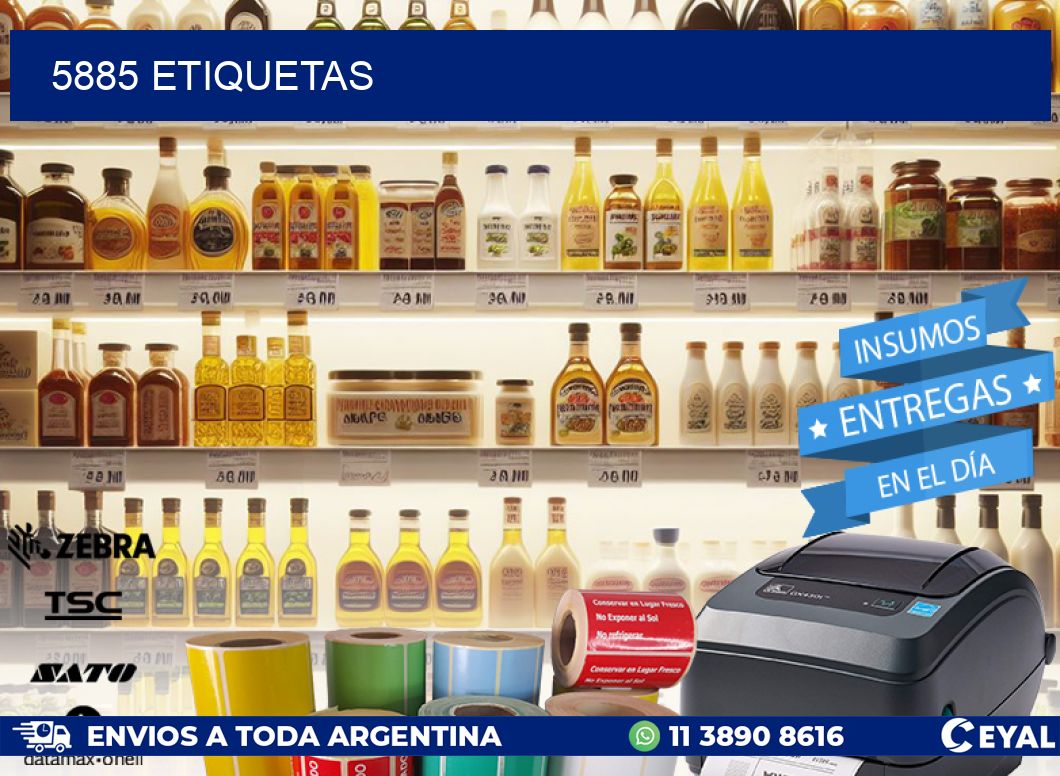 5885 ETIQUETAS