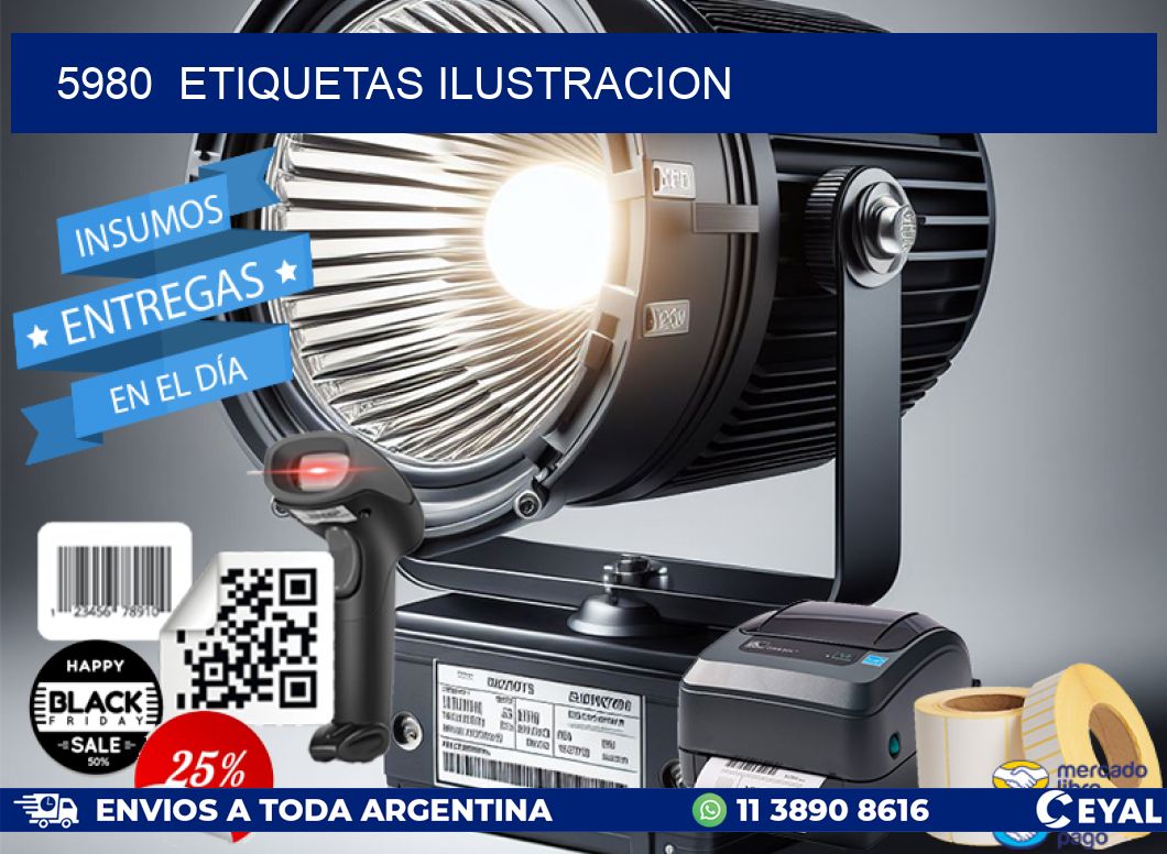 5980  ETIQUETAS ILUSTRACION