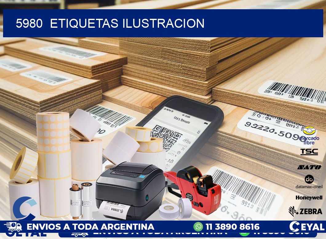 5980  ETIQUETAS ILUSTRACION
