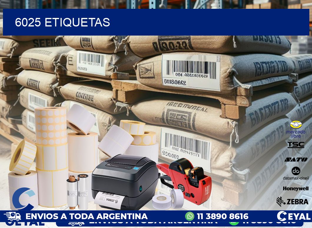 6025 ETIQUETAS