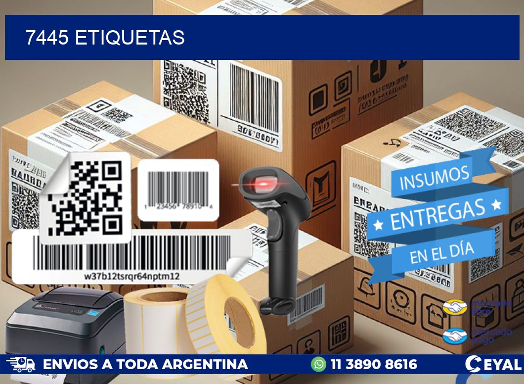 7445 ETIQUETAS
