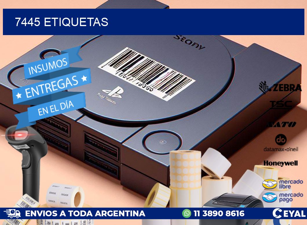 7445 ETIQUETAS
