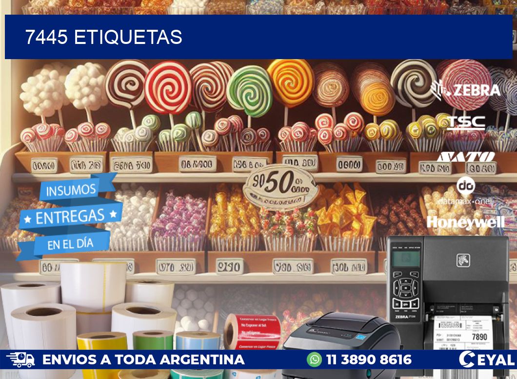 7445 ETIQUETAS