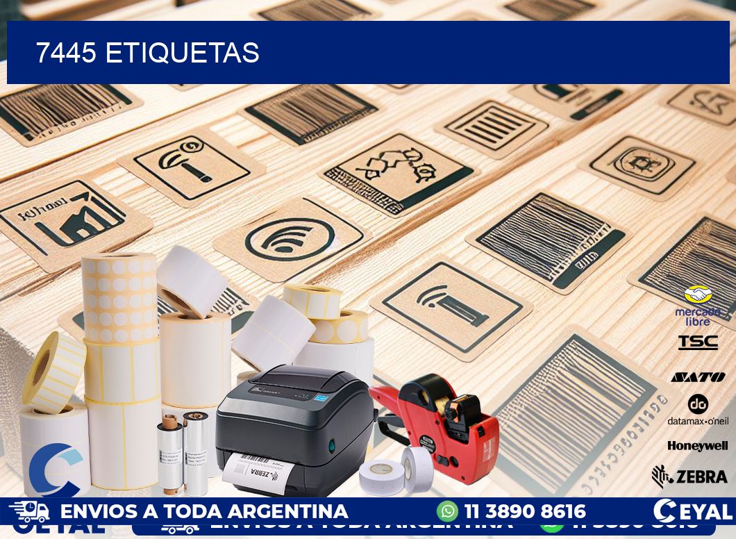 7445 ETIQUETAS