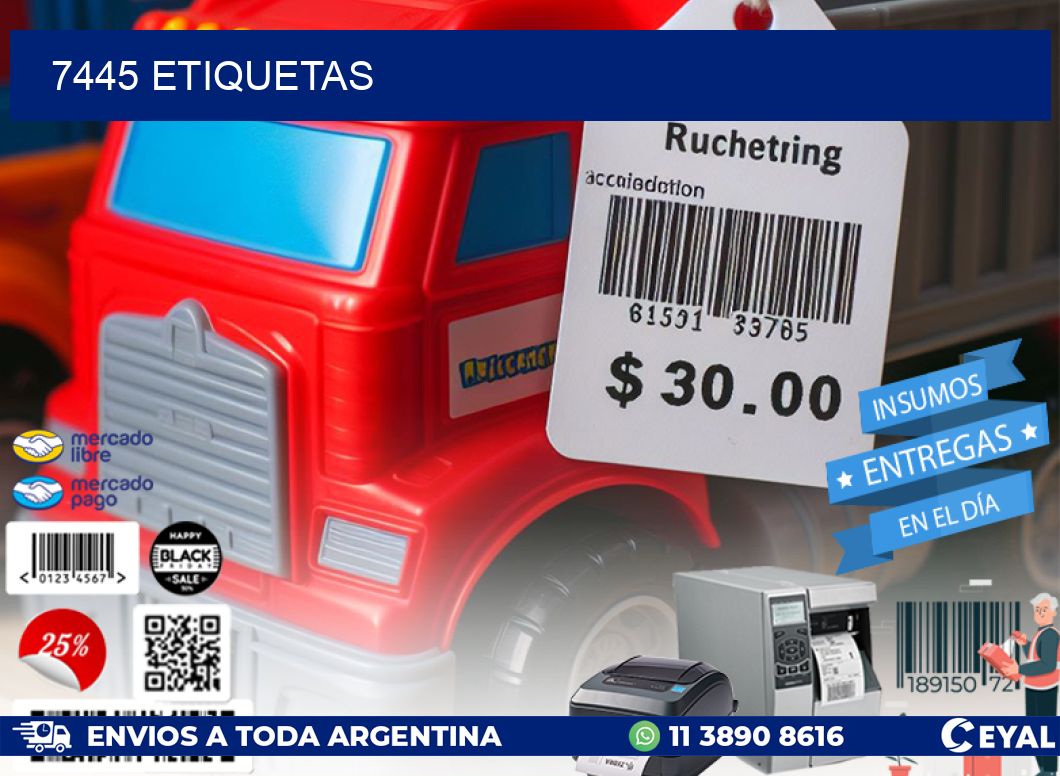 7445 ETIQUETAS
