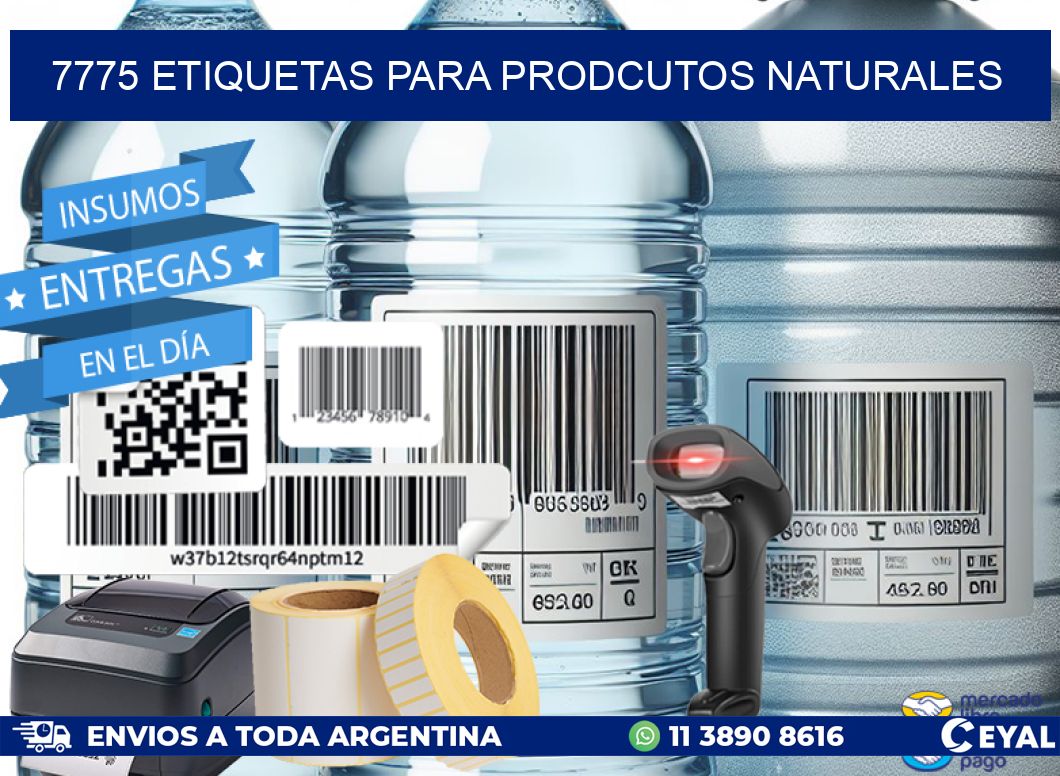 7775 ETIQUETAS PARA PRODCUTOS NATURALES