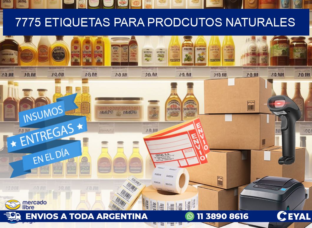 7775 ETIQUETAS PARA PRODCUTOS NATURALES