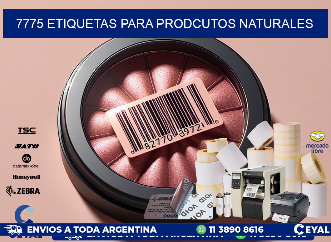 7775 ETIQUETAS PARA PRODCUTOS NATURALES