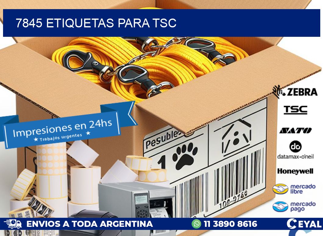 7845 ETIQUETAS PARA TSC