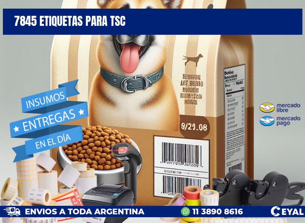 7845 ETIQUETAS PARA TSC