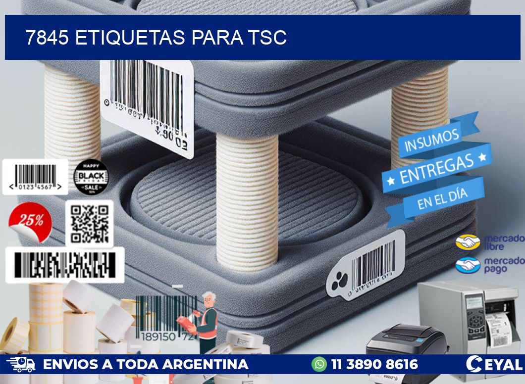 7845 ETIQUETAS PARA TSC
