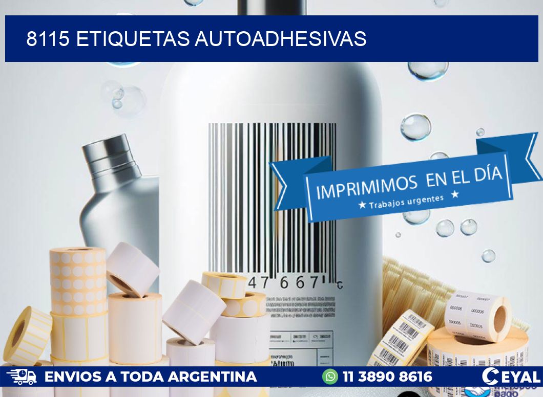 8115 ETIQUETAS AUTOADHESIVAS
