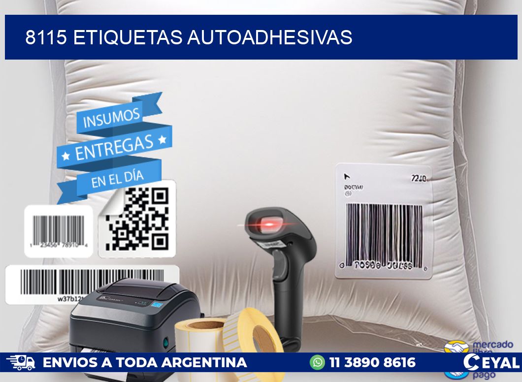8115 ETIQUETAS AUTOADHESIVAS