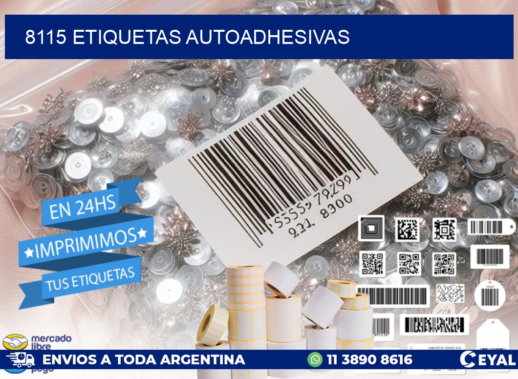 8115 ETIQUETAS AUTOADHESIVAS