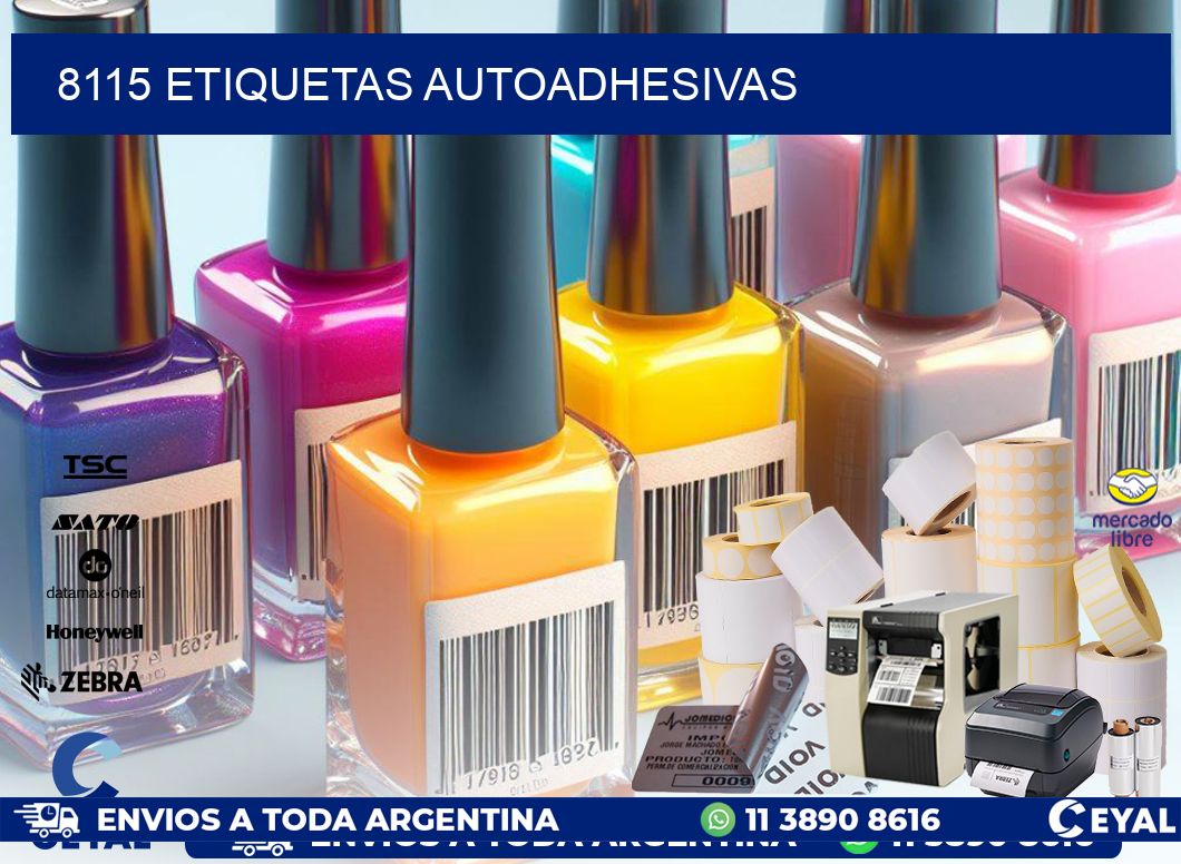 8115 ETIQUETAS AUTOADHESIVAS