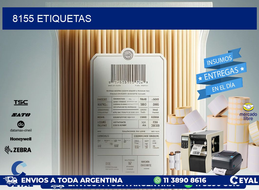 8155 ETIQUETAS